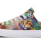 Watercolor Cat Lowtops