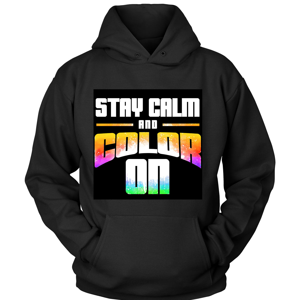 Stay Calm And Color On Tshirt