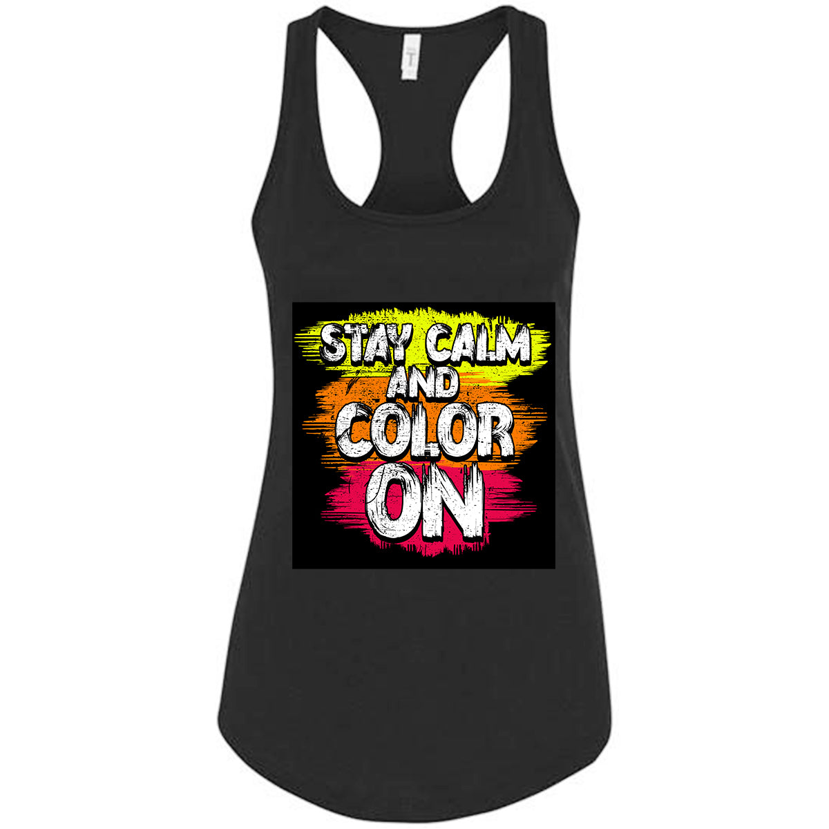 Stay calm and color on Tshirt