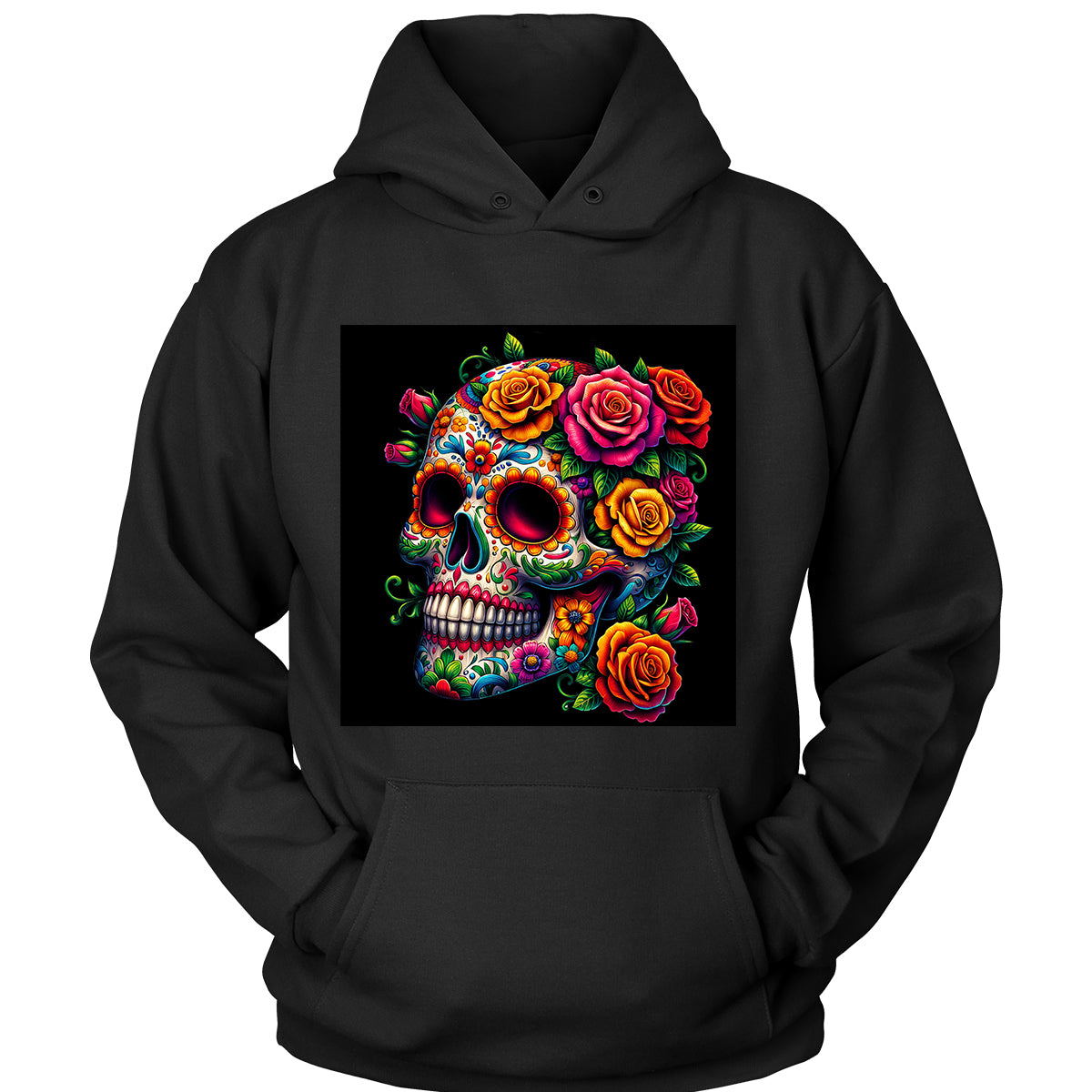 Sugar Skull And Roses Tshirt
