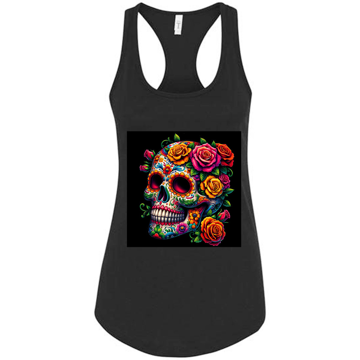 Sugar Skull And Roses Tshirt