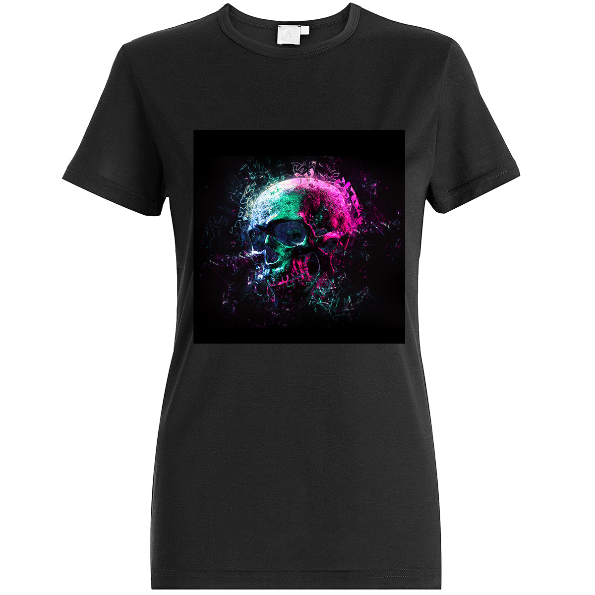 Synthwave Skull Tshirt