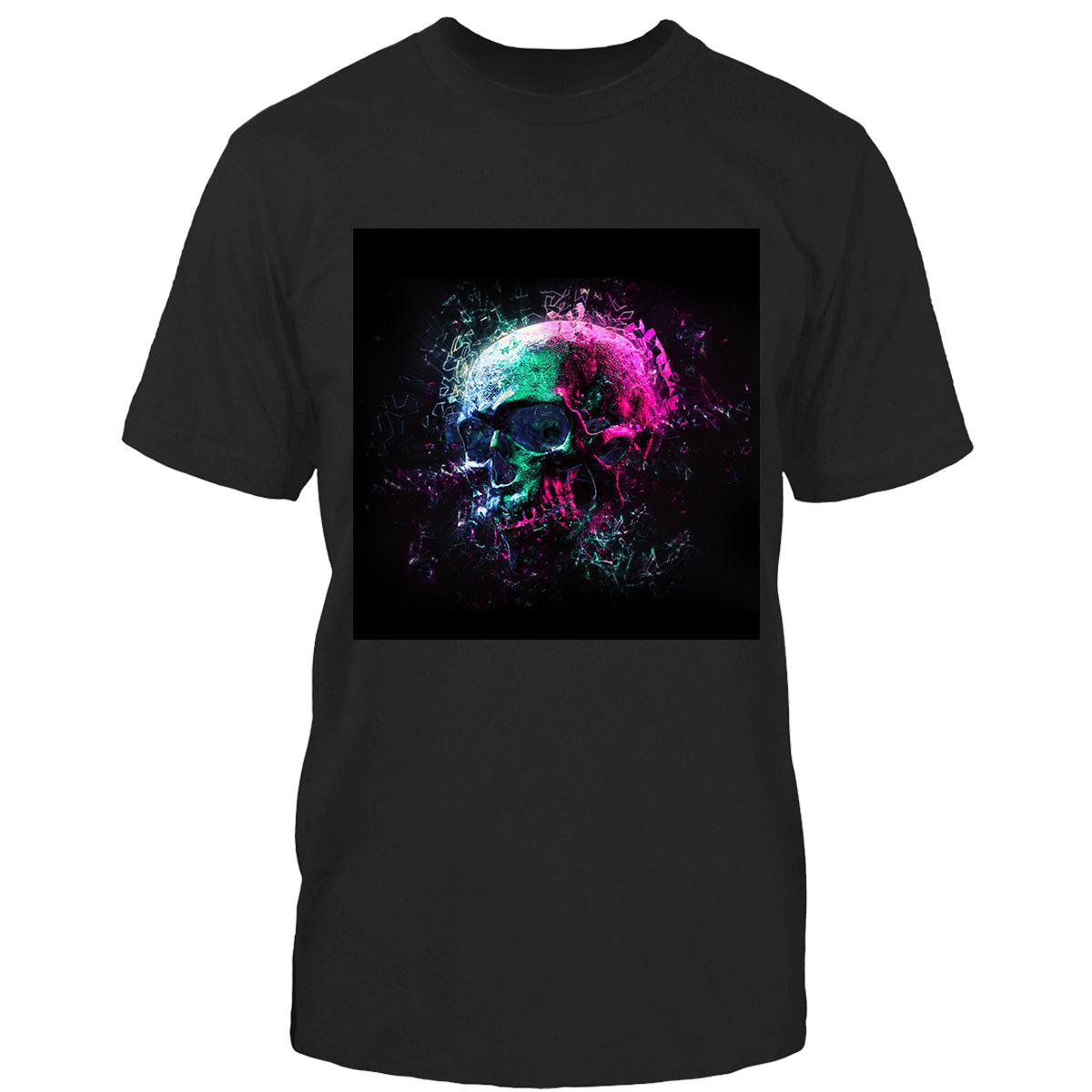 Synthwave Skull Tshirt