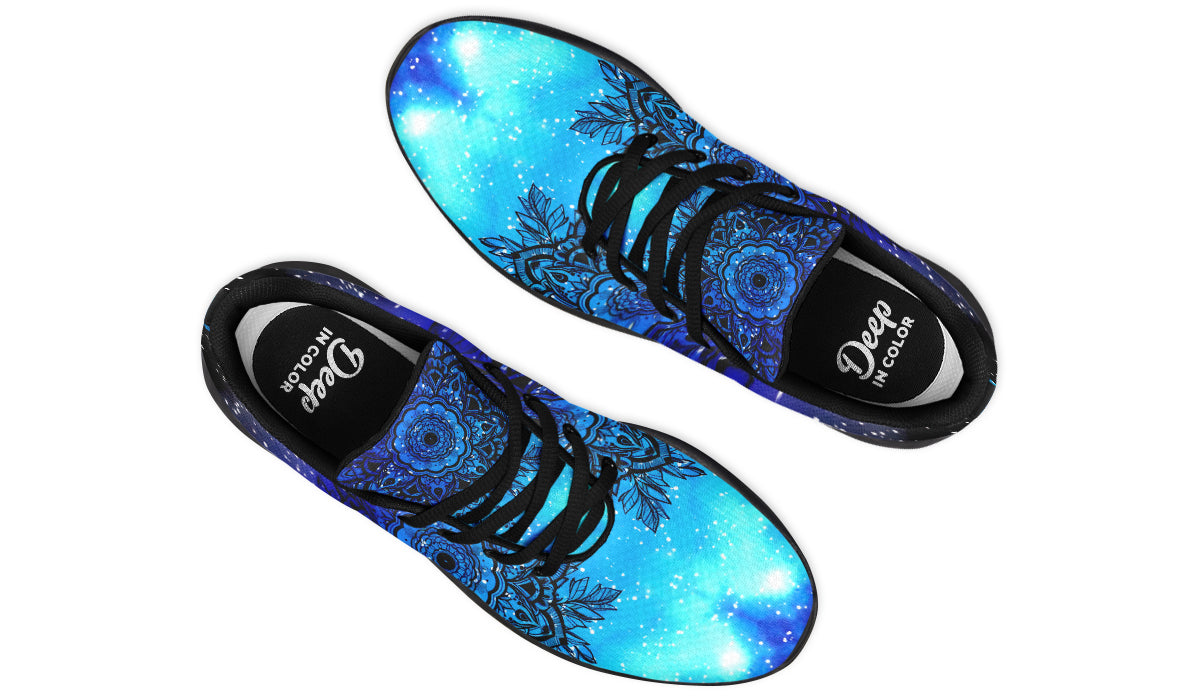 Blue Mandala Sneakers