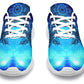 Blue Mandala Sneakers