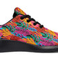 Colorful Abstract Leaves Sneakers