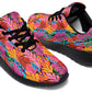 Colorful Abstract Leaves Sneakers
