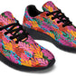 Colorful Abstract Leaves Sneakers