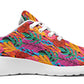 Colorful Abstract Leaves Sneakers
