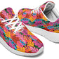Colorful Abstract Leaves Sneakers