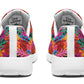 Colorful Abstract Leaves Sneakers