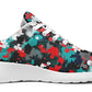 Colorful Grunge Puzzle Sneakers