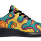 Colorful Waves Sneakers