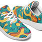 Colorful Waves Sneakers