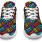 Deep In Color Pattern Sneakers
