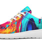 Liquid Abstract Colorful Sneakers