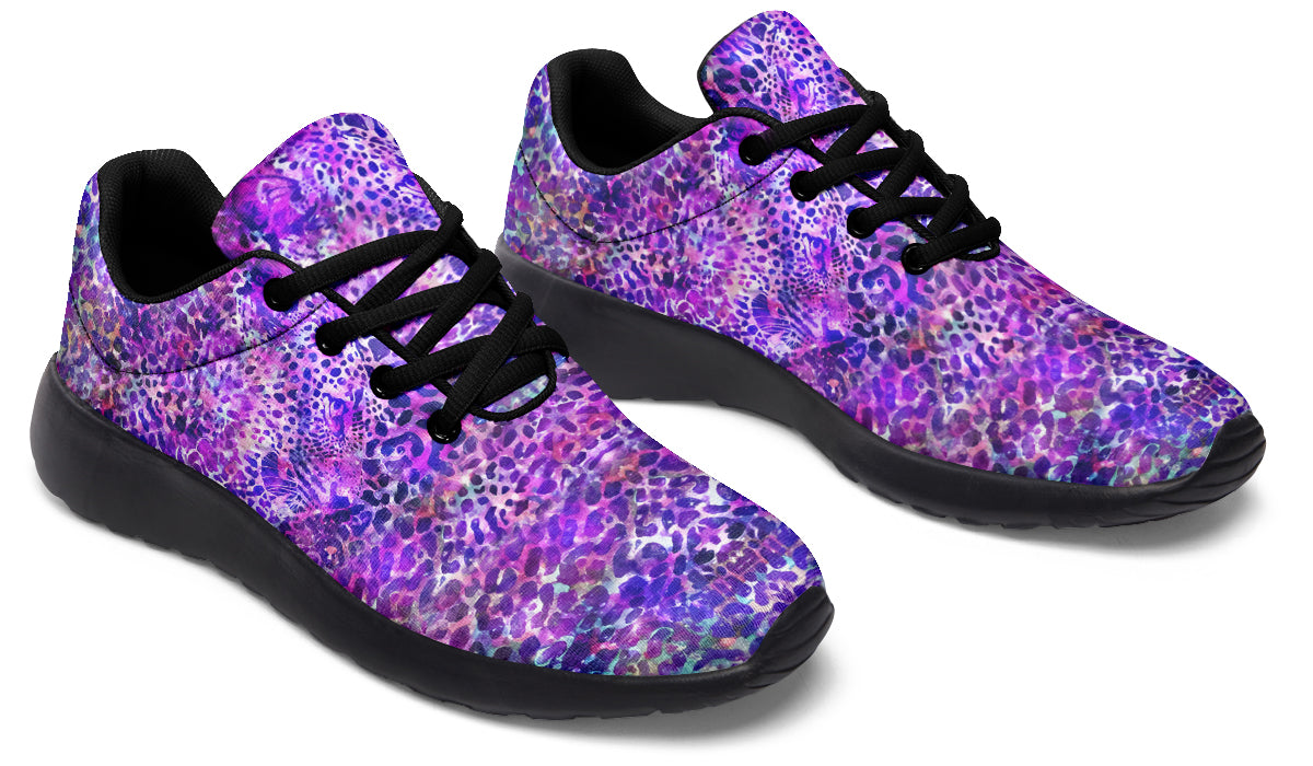 Purple Leopard Sneakers