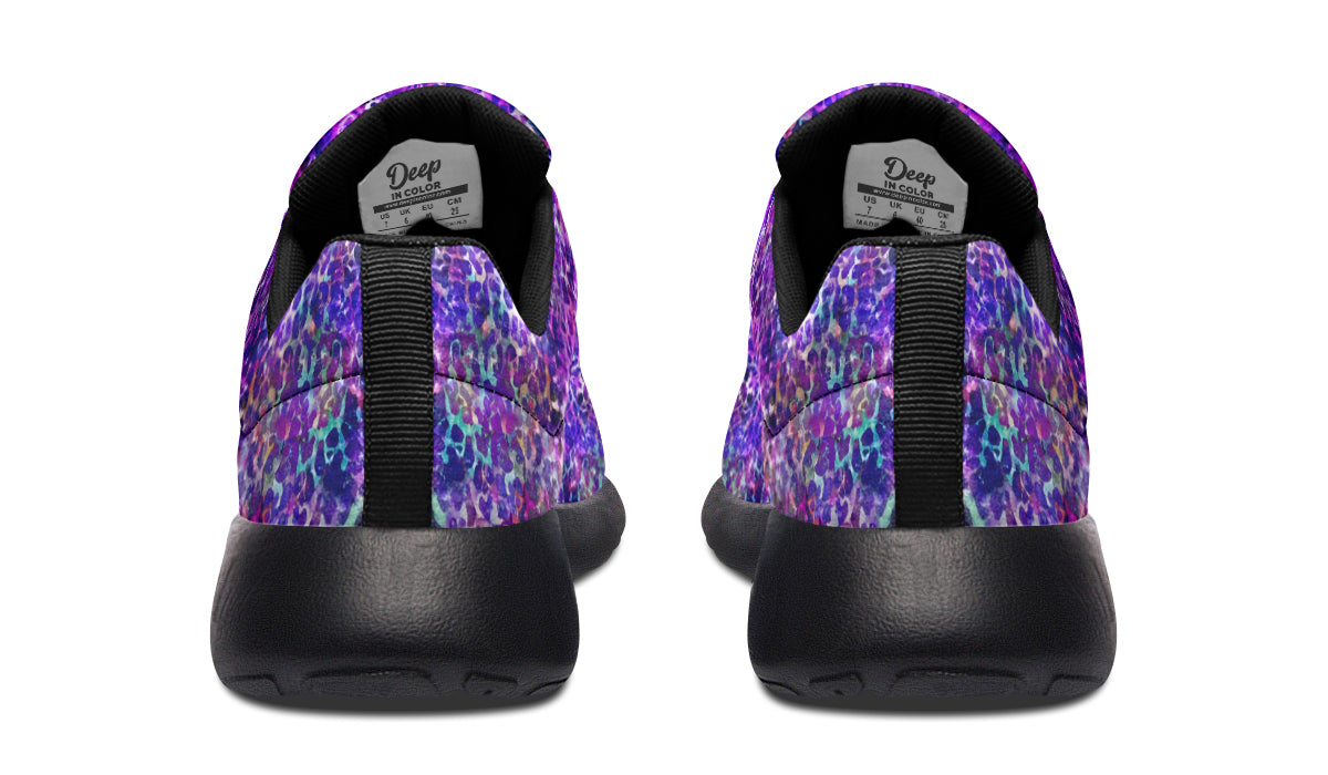 Purple Leopard Sneakers