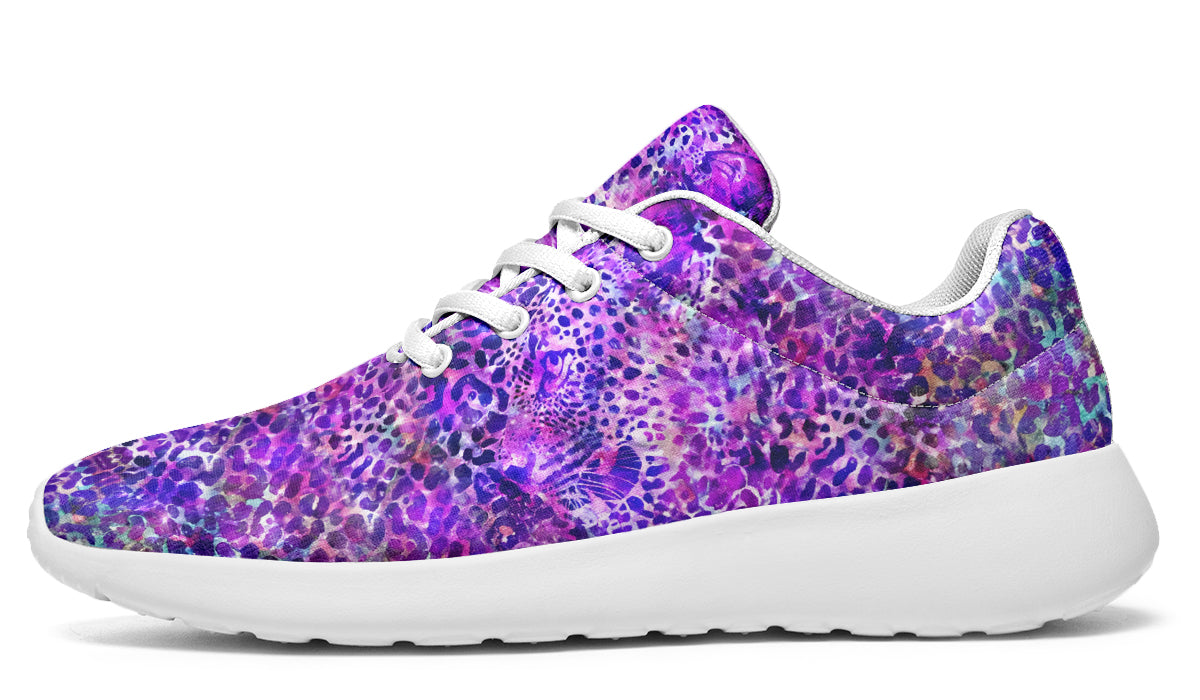 Purple Leopard Sneakers