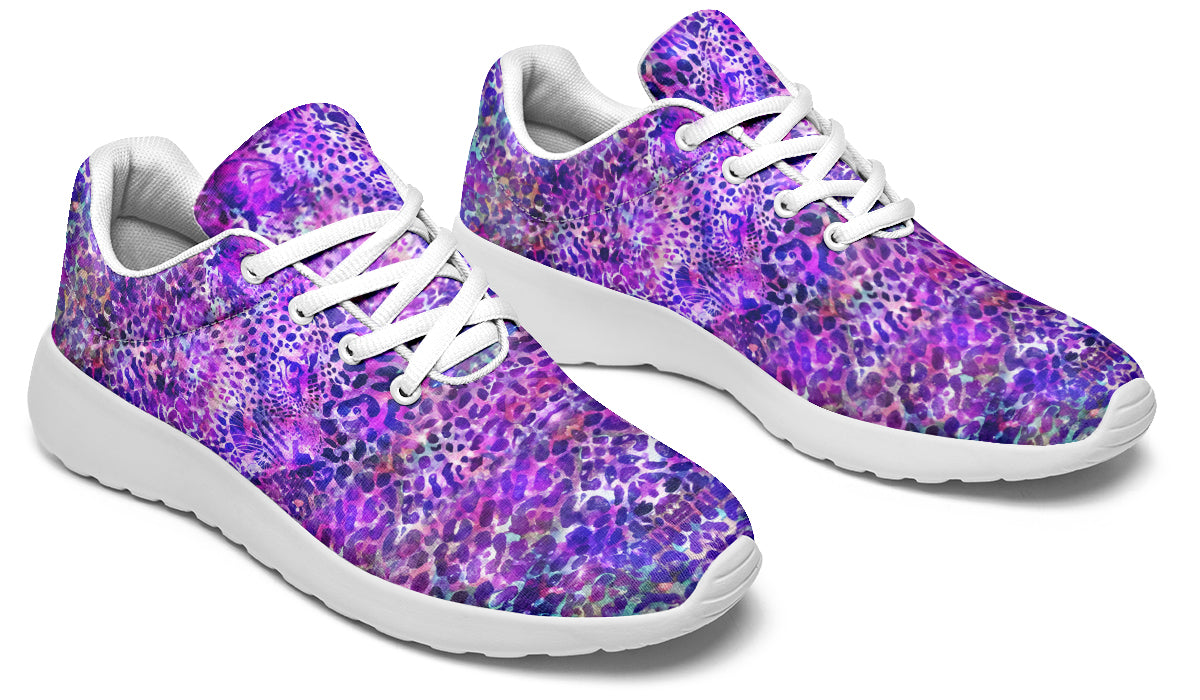 Purple Leopard Sneakers
