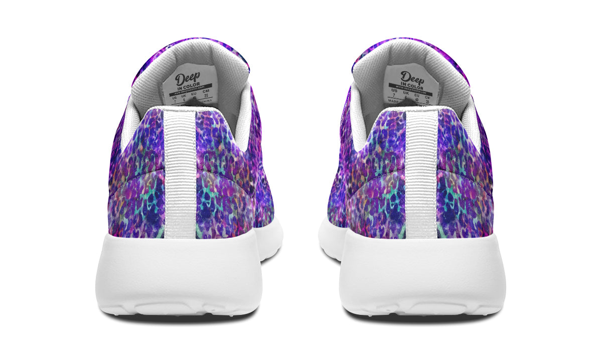 Purple Leopard Sneakers