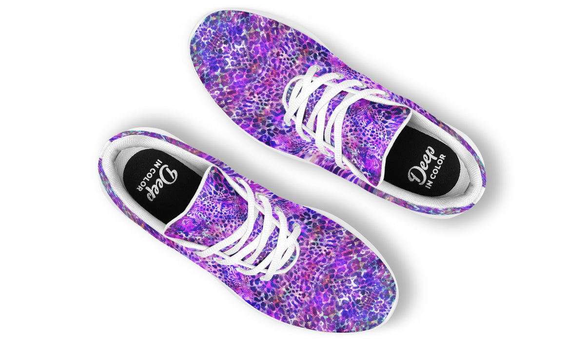 Purple Leopard Sneakers