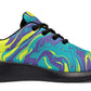 Purple Yellow Liquid Sneakers