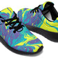 Purple Yellow Liquid Sneakers