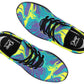 Purple Yellow Liquid Sneakers