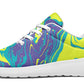 Purple Yellow Liquid Sneakers