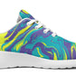 Purple Yellow Liquid Sneakers