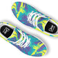 Purple Yellow Liquid Sneakers