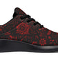 Red Mandala Flower Sneakers