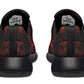 Red Mandala Flower Sneakers
