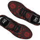 Red Mandala Flower Sneakers