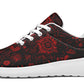 Red Mandala Flower Sneakers