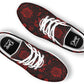 Red Mandala Flower Sneakers