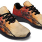 Rusty Skull And Roses Sneakers