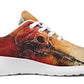 Rusty Skull And Roses Sneakers