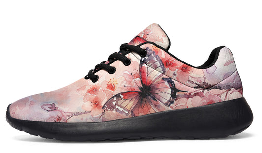 Watercolor Butterfly Sneakers