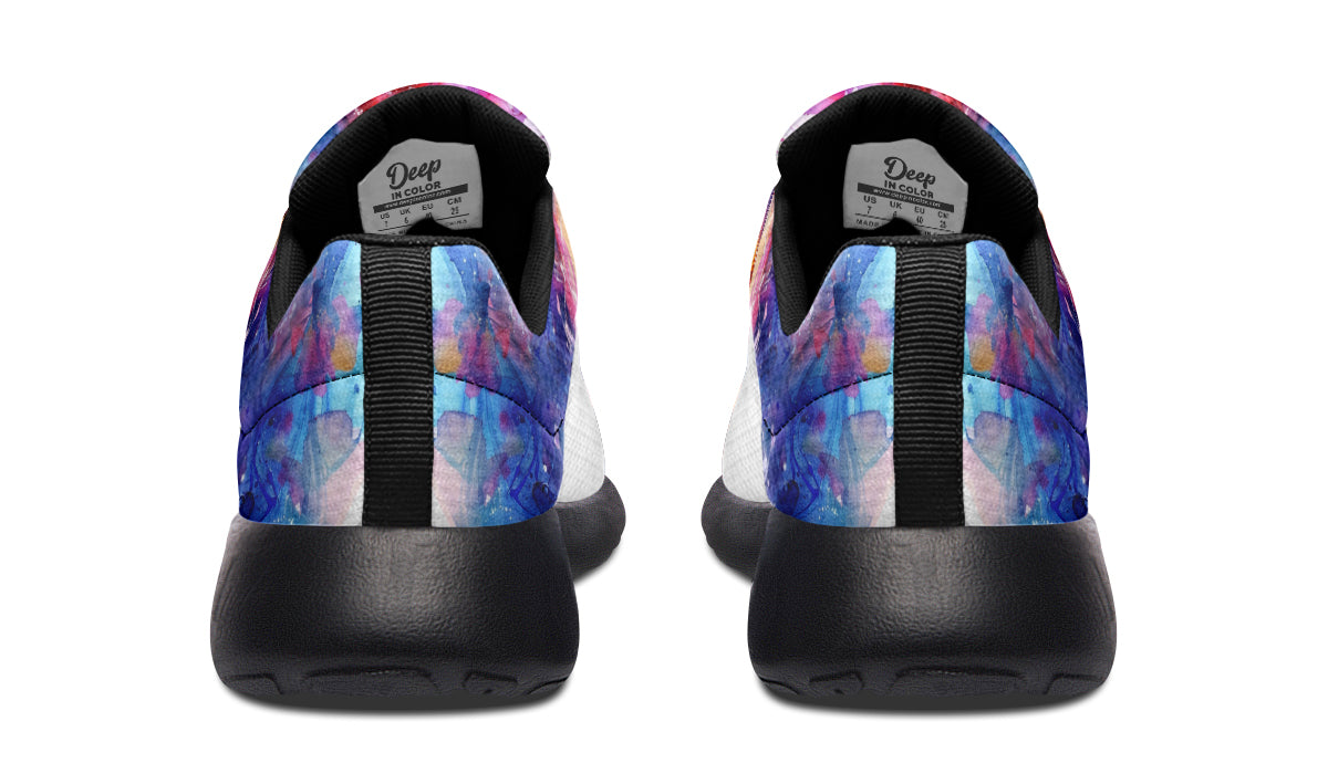 Watercolor Butterfly Sneakers