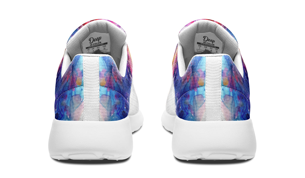 Watercolor Butterfly Sneakers